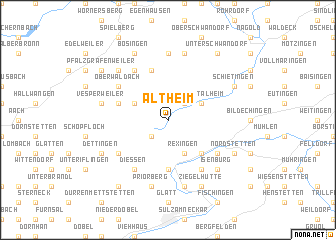 map of Altheim