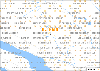 map of Altheim