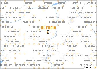 map of Altheim