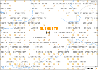 map of Althütte