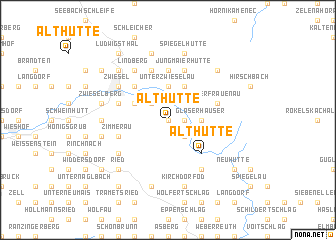 map of Althütte