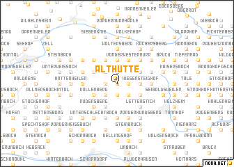 map of Althütte