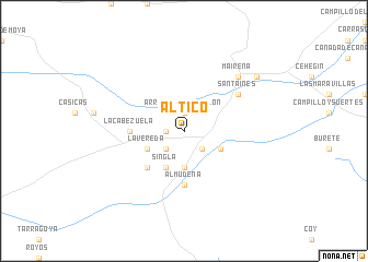 map of Altico