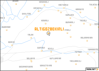 map of Altıgözbekirli