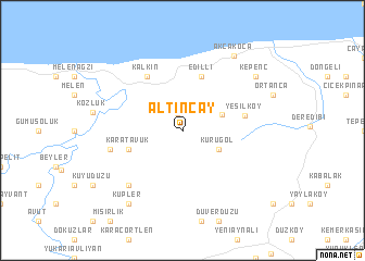 map of Altınçay