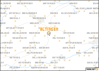 map of Altingen