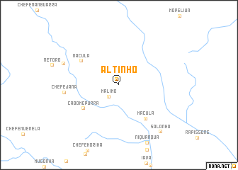 map of Altinho