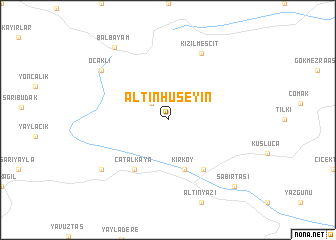 map of Altınhüseyin