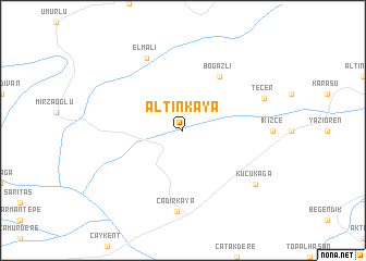 map of Altınkaya