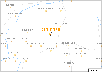 map of Altınoba