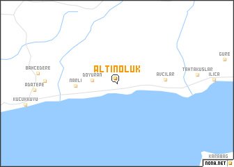 map of Altınoluk