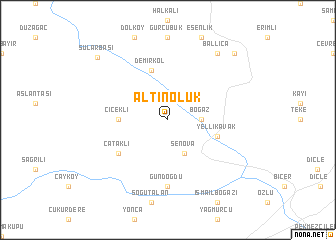 map of Altınoluk