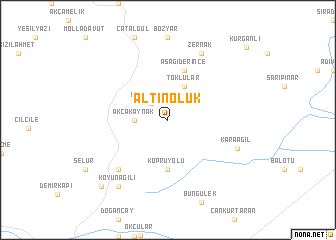 map of Altınoluk