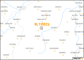 map of Altınözü