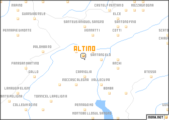 map of Altino