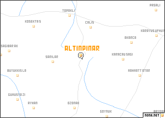 map of Altınpınar