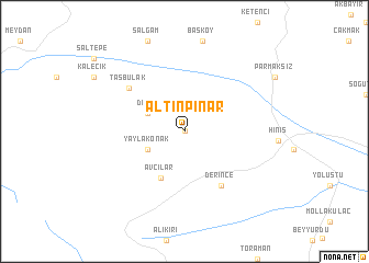 map of Altınpınar