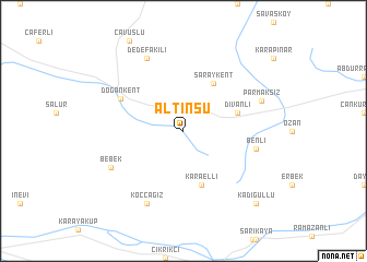 map of Altınsu