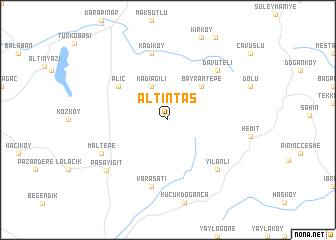 map of Altıntaş