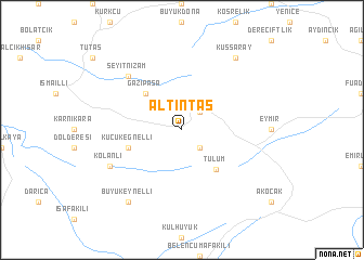 map of Altıntaş