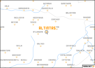 map of Altıntaş