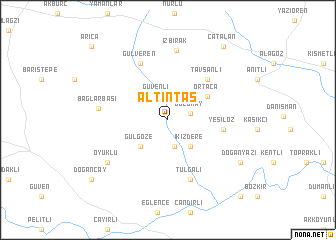 map of Altıntaş