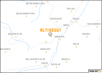 map of Altısöğüt