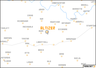 map of Altizer