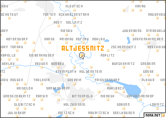 map of Altjeßnitz