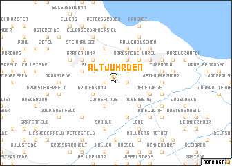 map of Altjührden