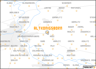 map of Alt Königsborn