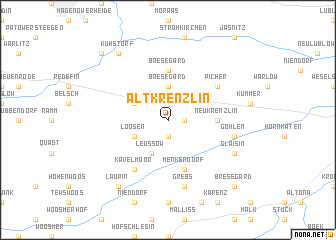 map of Alt Krenzlin