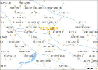 map of Altlewin