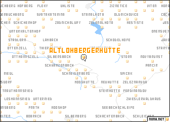 map of Altlohbergerhütte