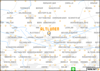 map of Altlünen