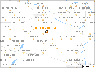 map of Alt Mahlisch