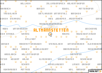 map of Altmannstetten