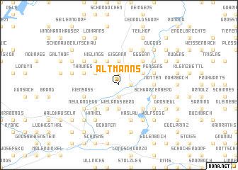 map of Altmanns