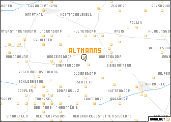 map of Altmanns