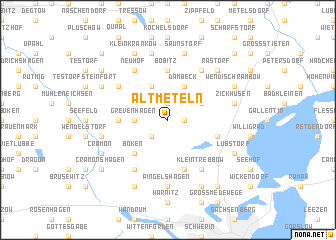 map of Alt Meteln