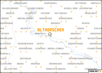 map of Altmorschen