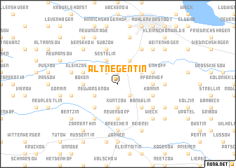 map of Alt Negentin