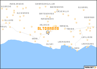map of Alto Amara