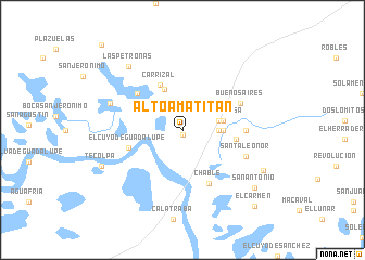 map of Alto Amatitán