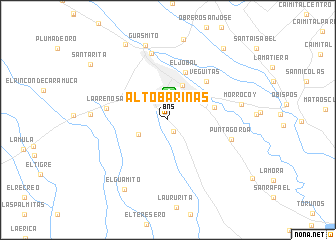 map of Alto Barinas