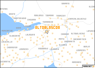 map of Alto Blascoa