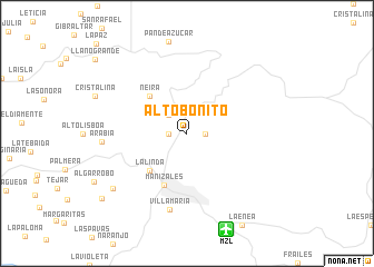 map of Alto Bonito