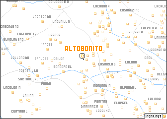 map of Alto Bonito