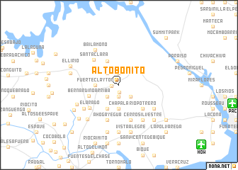 map of Alto Bonito