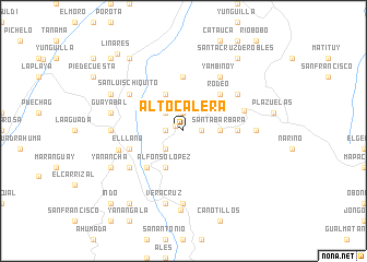 map of Alto Calera